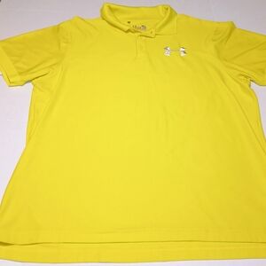 Under Armour Yellow Polo Shirt